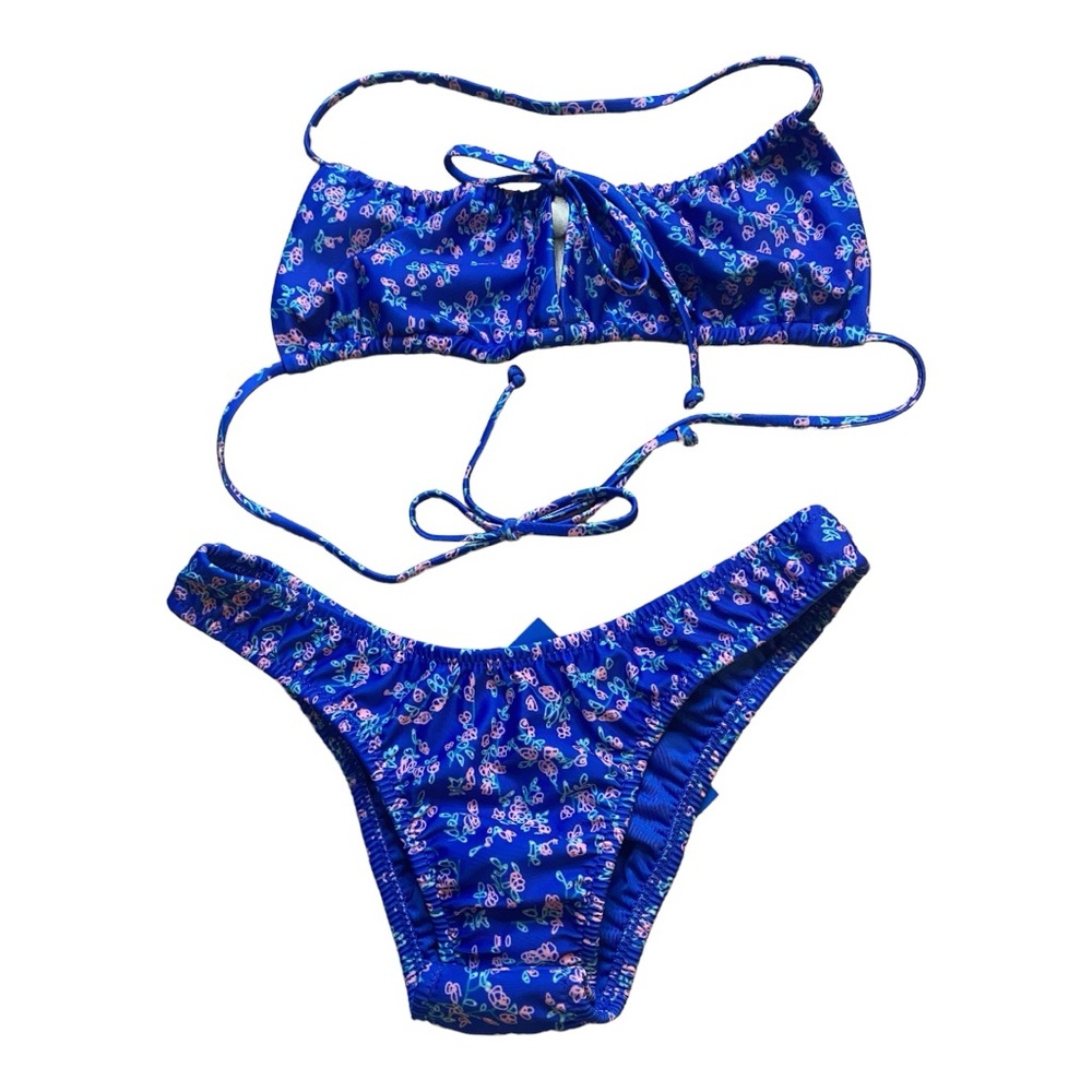 NWT- Women Adidas X KseniaSchnaider Bikini Set- Size 4 (Includes Top and Bottom)